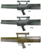 Прототипы 11, 12 и 13 винтовки HK G11