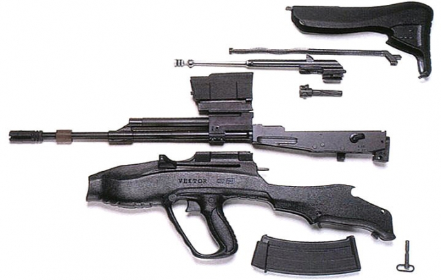 Неполная разборка винтовки Vektor CR-21