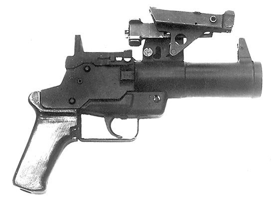 Опытный подствольный гранатомет ОКГ-40 «Искра» (ТКБ-048)