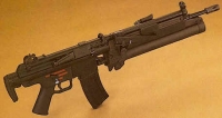 Подствольный гранатомет HK79 на винтовке HK G41
