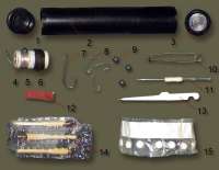 Рис. 2. Пенал с набором для выживания ножа НВ-1-01 «Басурманин»