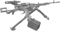 12,7-мм крупнокалиберный пулемет НСВ-12,7 на станке 6Т7
