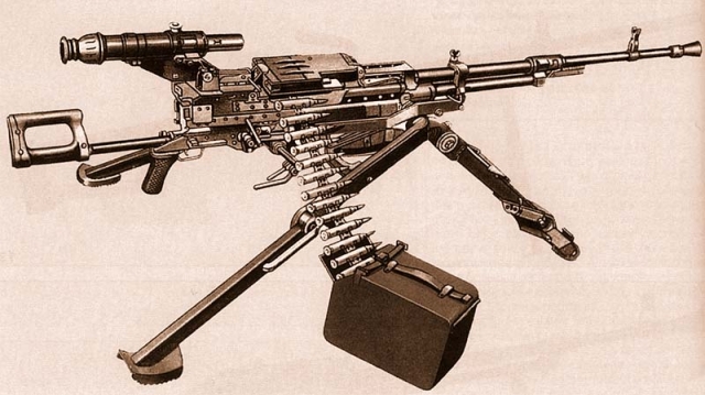 Пулемет НСВ Утес калибра 12,7 мм