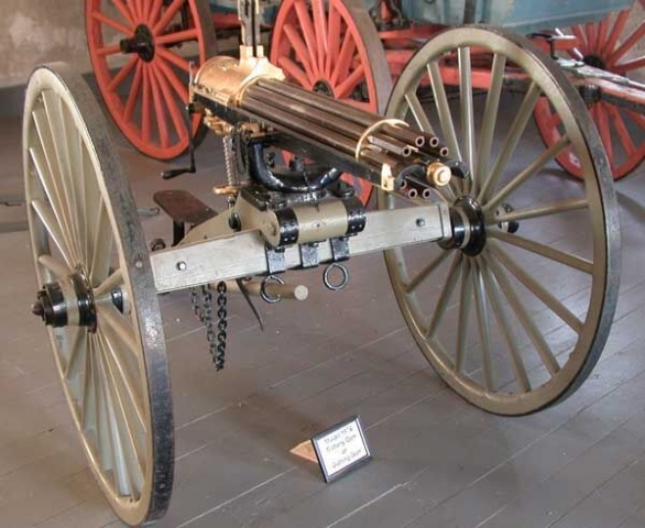 Пулемет Гатлинга, модель 1876 года