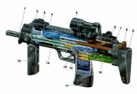 Схема пистолета-пулемета HK MP7A1