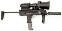 Пистолет-пулемет HK MP7A1 с глушителем, ночным прицелом и магазином на 40 патронов