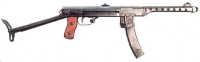 Пистолет-пулемет Судаева ППС-42, приклад разложен