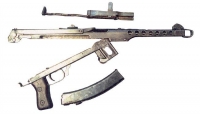 Неполная разборка пистолета-пулемета Судаева ППС-43