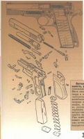 Чертеж и взрыв-схема пистолета Browning Hi-Power