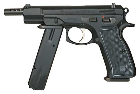 Пистолет CZ-75 Automatic с возможностью ведения автоматического огня