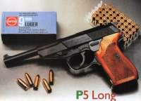 Пистолет Walther P5 с удлиненным стволом