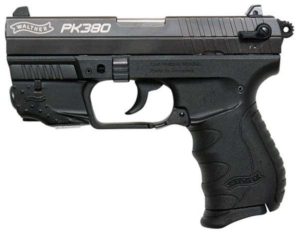 Пистолет Walther PK380 Laser
