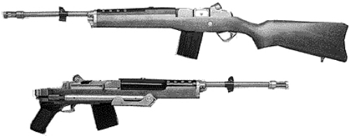 Штурмовая винтовка Ruger AC556 в двух вариантах исполнения
